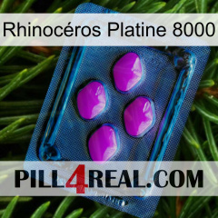 Rhinocéros Platine 8000 04